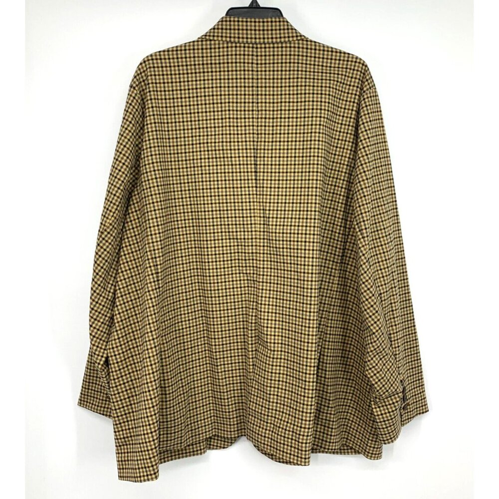 a.n.a Blazer Brown Gingham Plaid Single Button Front NWT - Picture 6 of 10